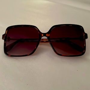 Square sunglasses- Brown